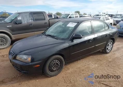 2005 Hyundai Elantra Gls/Gt from USA, damaged, VIN KMHDN46D35U196662